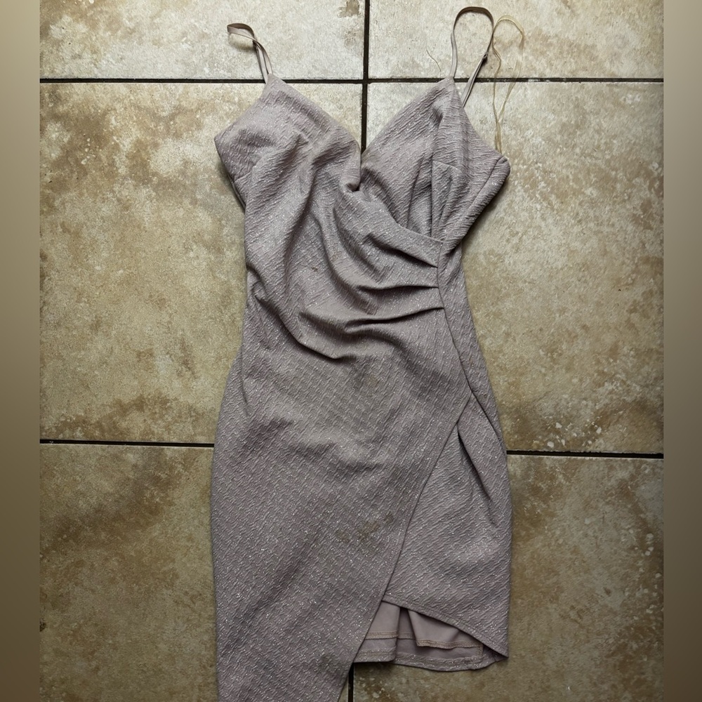 Elegant Gray Women's Dress